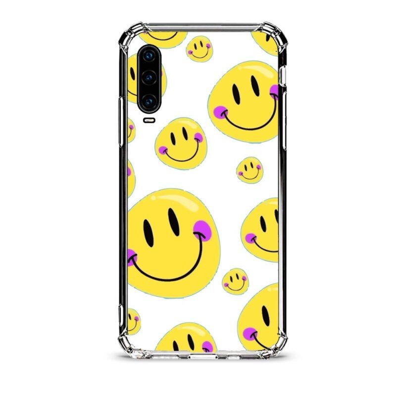 Smilies θήκη διάφανη & σχέδιο  d1076 γιά Huawei P30