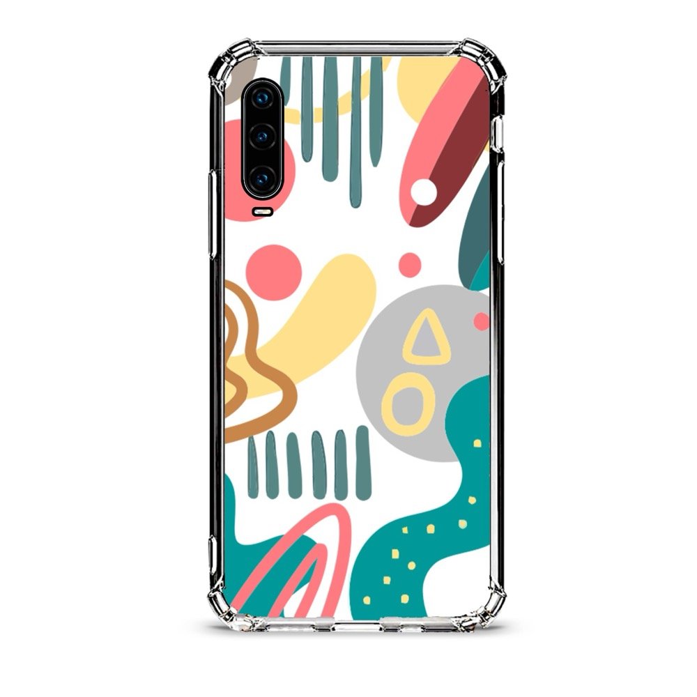 Shapes θήκη διάφανη & σχέδιο d1083 γιά Huawei P30