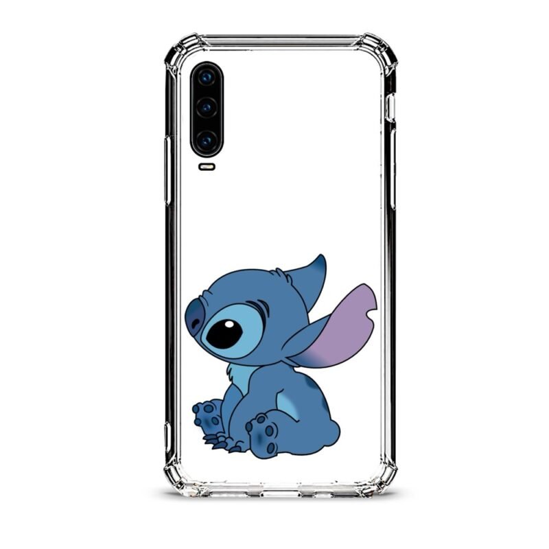 Stitch θήκη διάφανη & σχέδιο  d1111 γιά Huawei P30