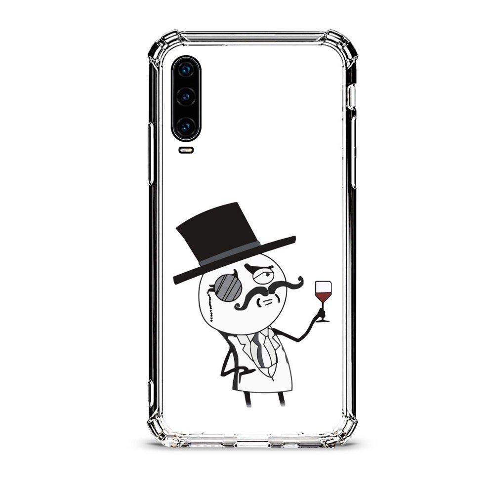 Meme figure θήκη διάφανη & σχέδιο d1114 γιά Huawei P30