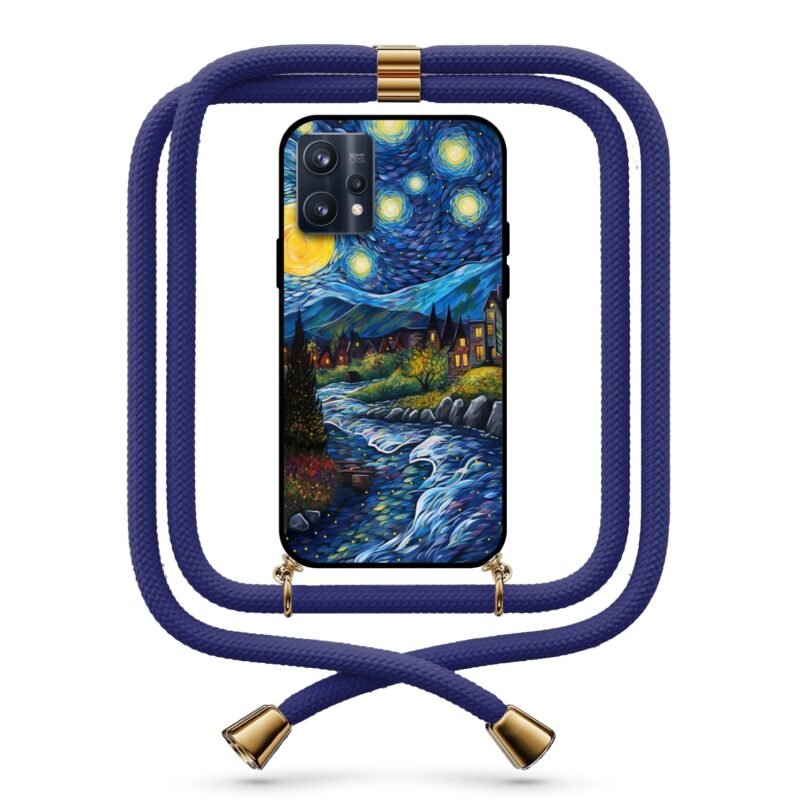 Stary night θήκη με κορδόνι & σχέδιο 9756 για Realme 9 Pro Plus
