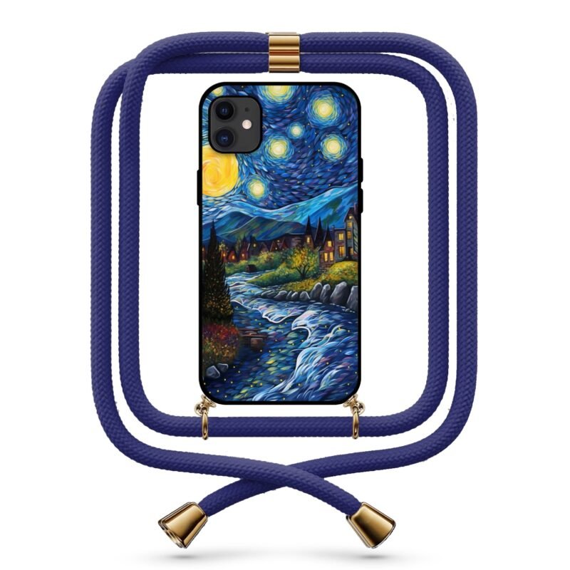 Stary night θήκη κινητού με κορδόνι 9756 γιά iPhone 11