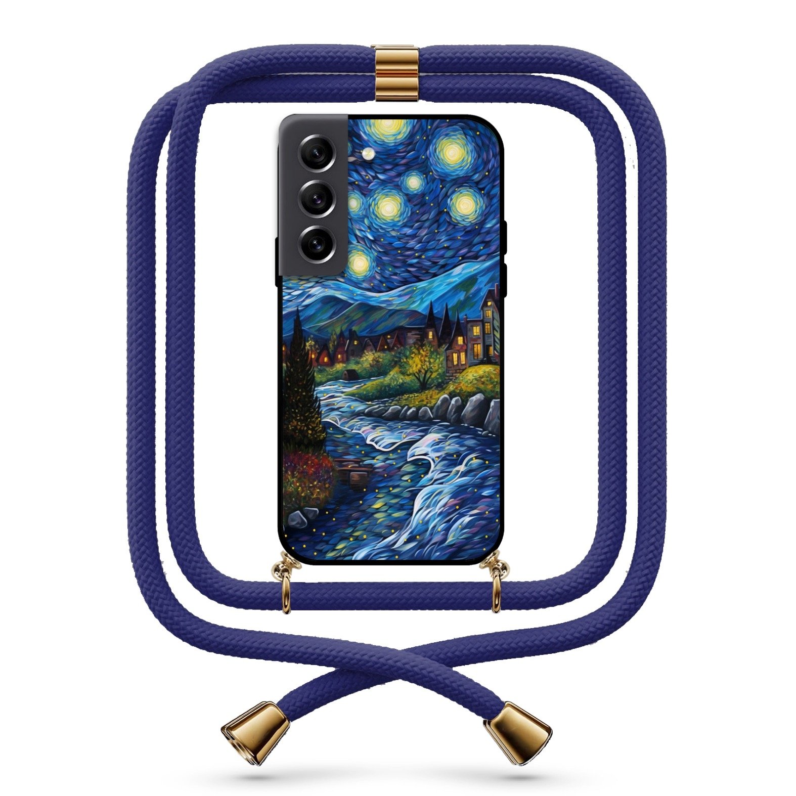 Stary night θήκη με κορδόνι & σχέδιο 9756 για  Galaxy S22