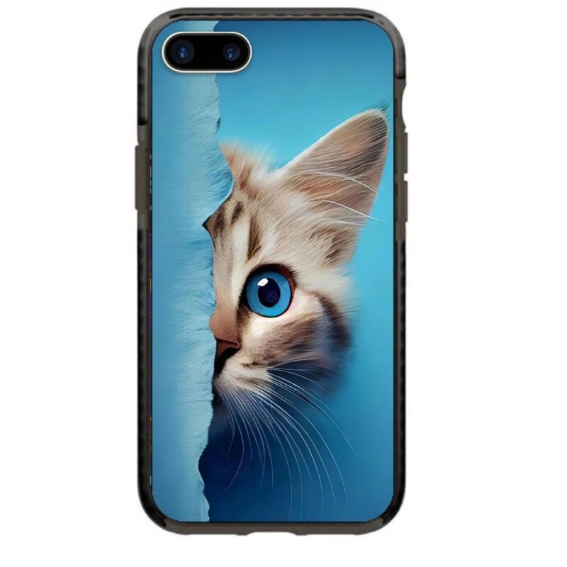 Half cat face θήκη κινητού 91932 γιά iPhone 7 Plus /8 Plus