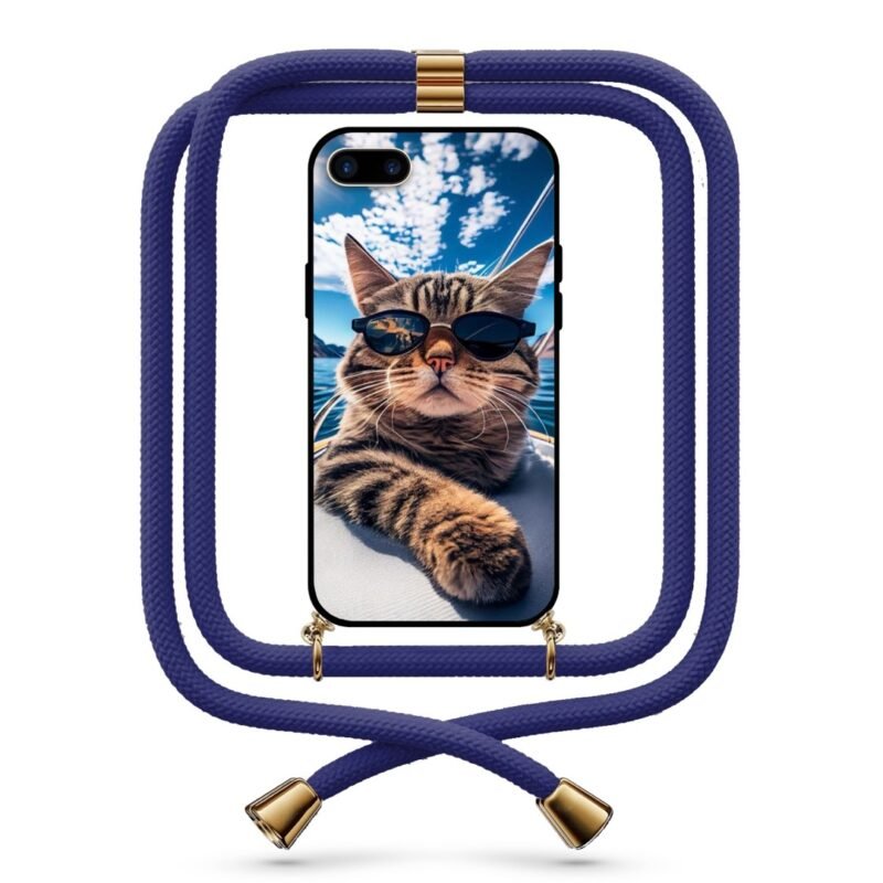 Yacht cat θήκη κινητού με κορδόνι 9711 γιά iPhone 7 Plus /8 Plus