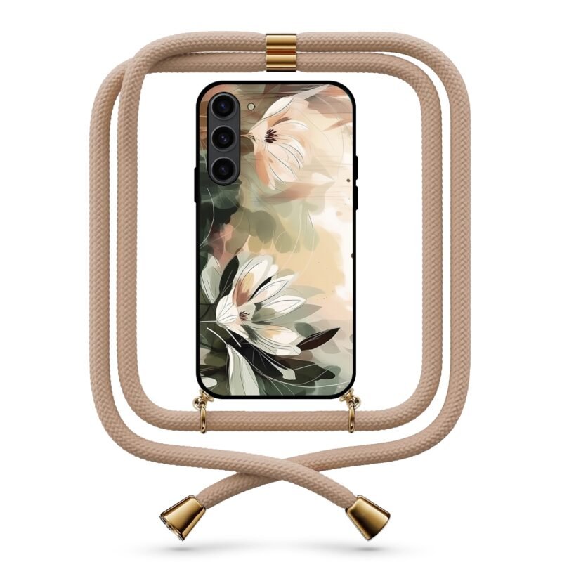 Pastel flowers θήκη με κορδόνι & σχέδιο 9774 για Galaxy S24