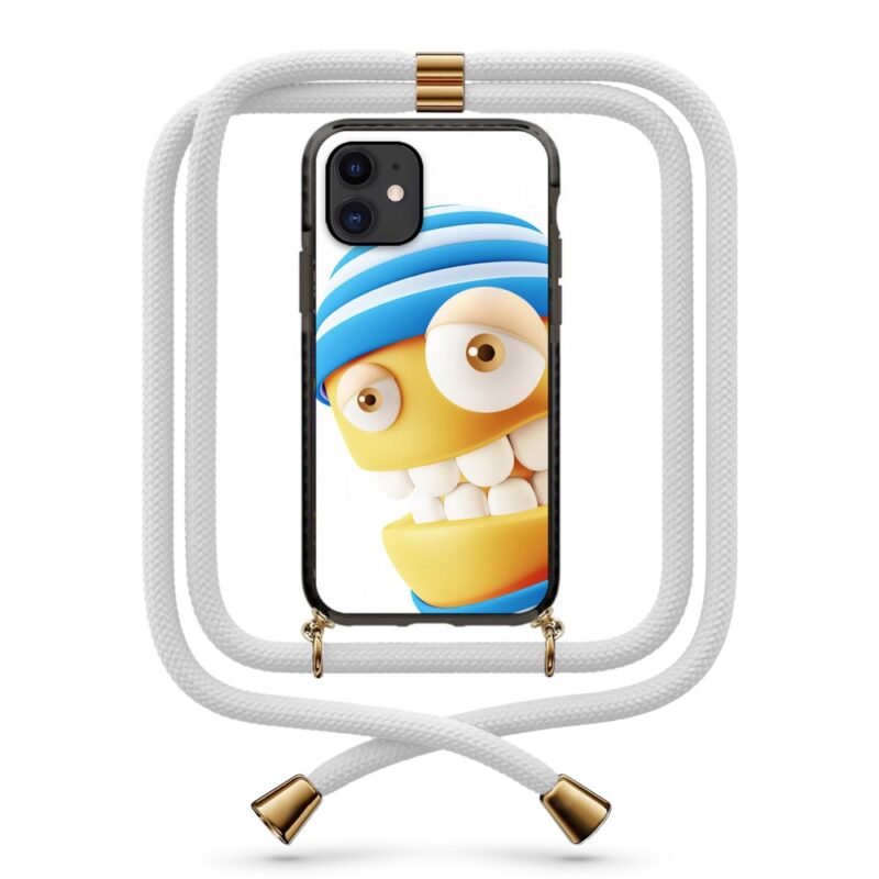 Crazy face θήκη κινητού με κορδόνι 9855 γιά iPhone 11