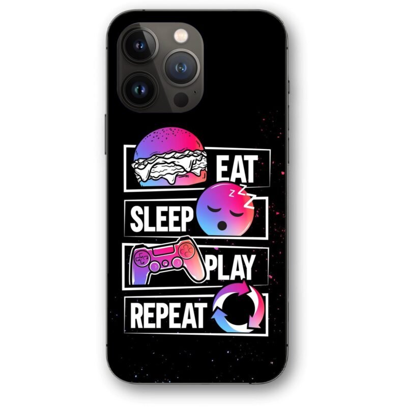 Eat sleep play θήκη κινητού 91208 γιά iPhone 14 Pro Max