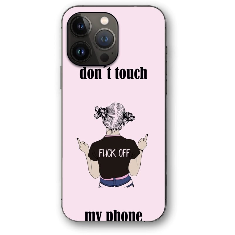 Don't touch my phone θήκη κινητού 91366 γιά iPhone 14 Pro Max