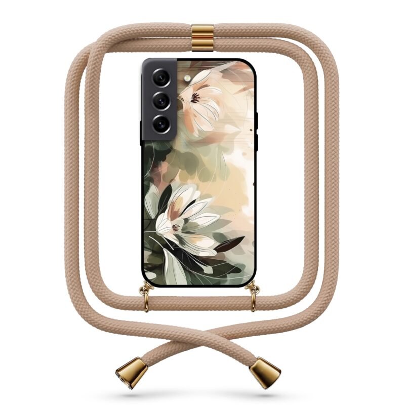 Pastel flowers θήκη με κορδόνι & σχέδιο 9774 για  Galaxy S22