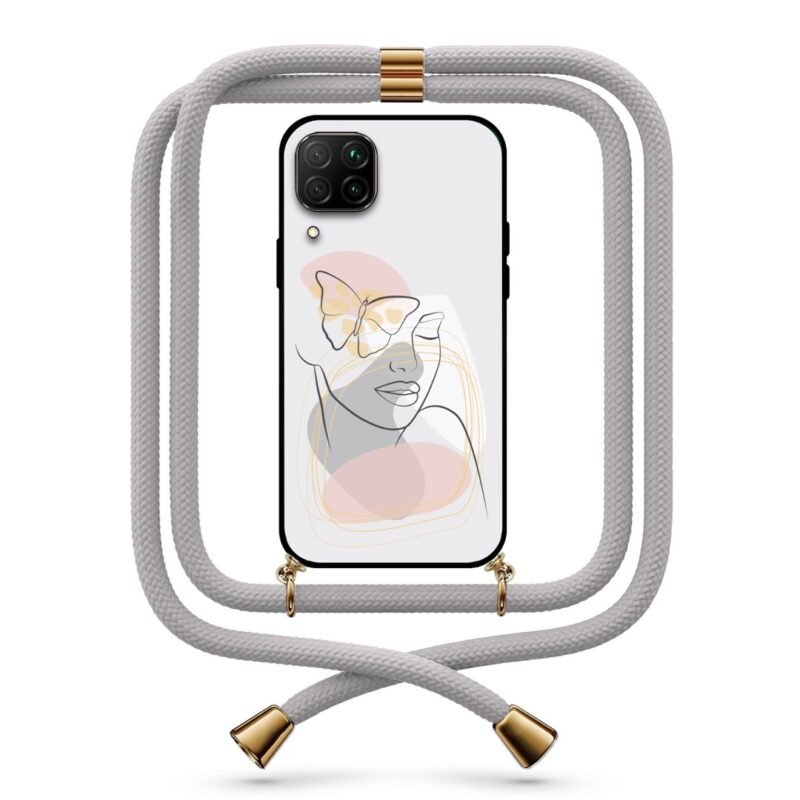 Lineart girl θήκη με κορδόνι & σχέδιο 9729 για Huawei P40 Lite