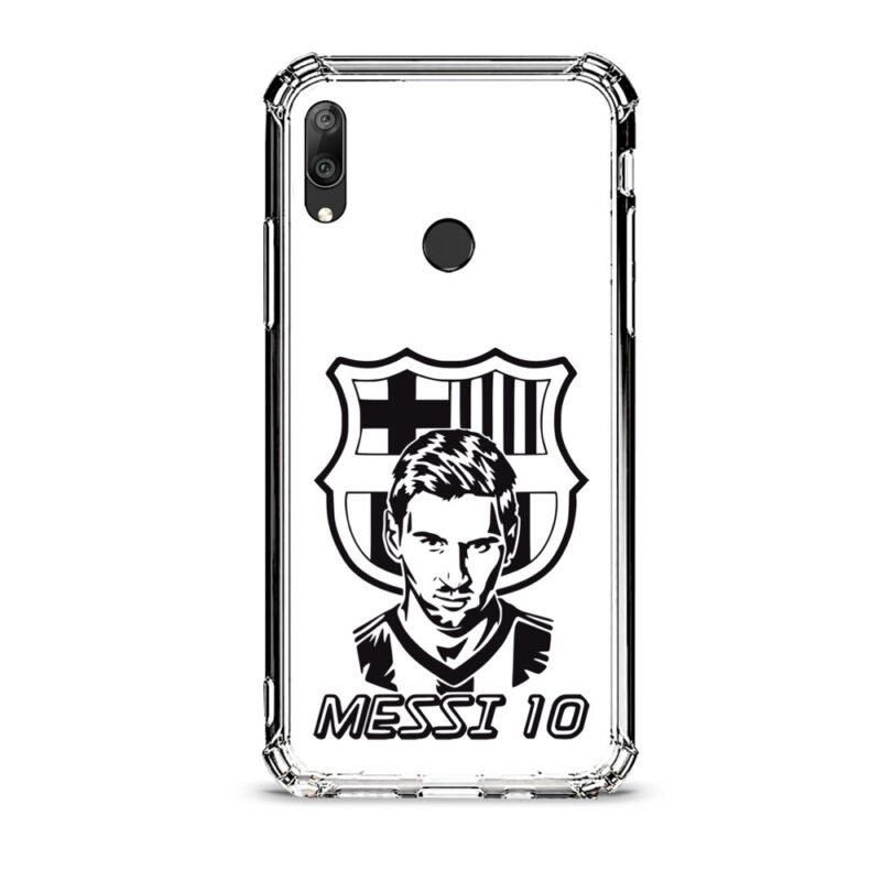 Messi Barcelona θήκη διάφανη & σχέδιο  d1043 γιά Huawei Y7 2019