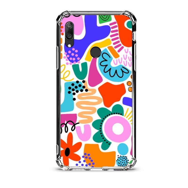Shapes θήκη διάφανη & σχέδιο  d1072 γιά Huawei Y7 2019