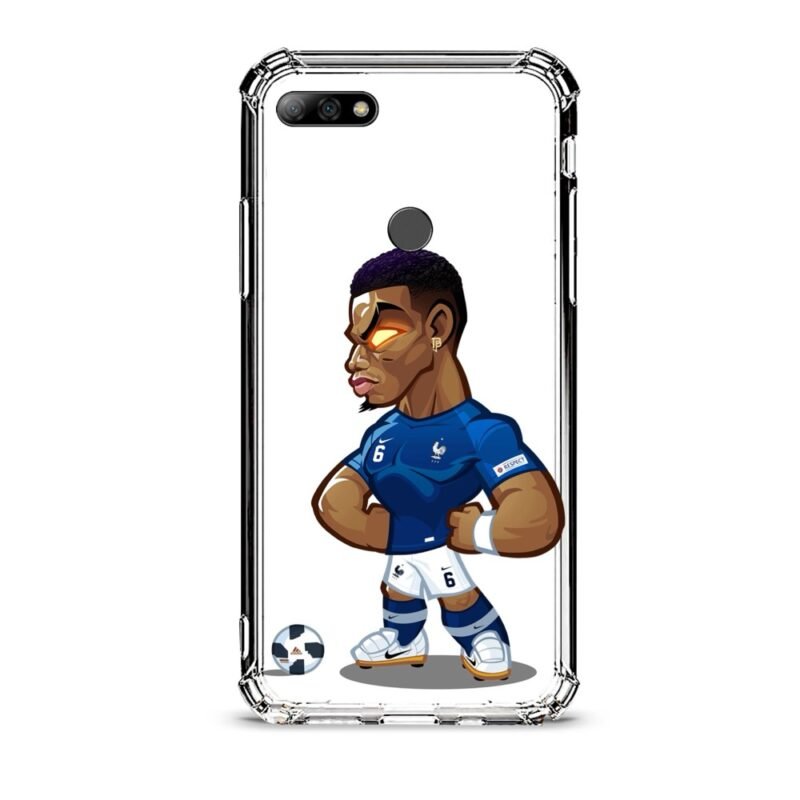 Mohamed Salah θήκη διάφανη & σχέδιο  d1002 γιά Huawei Y7 2018