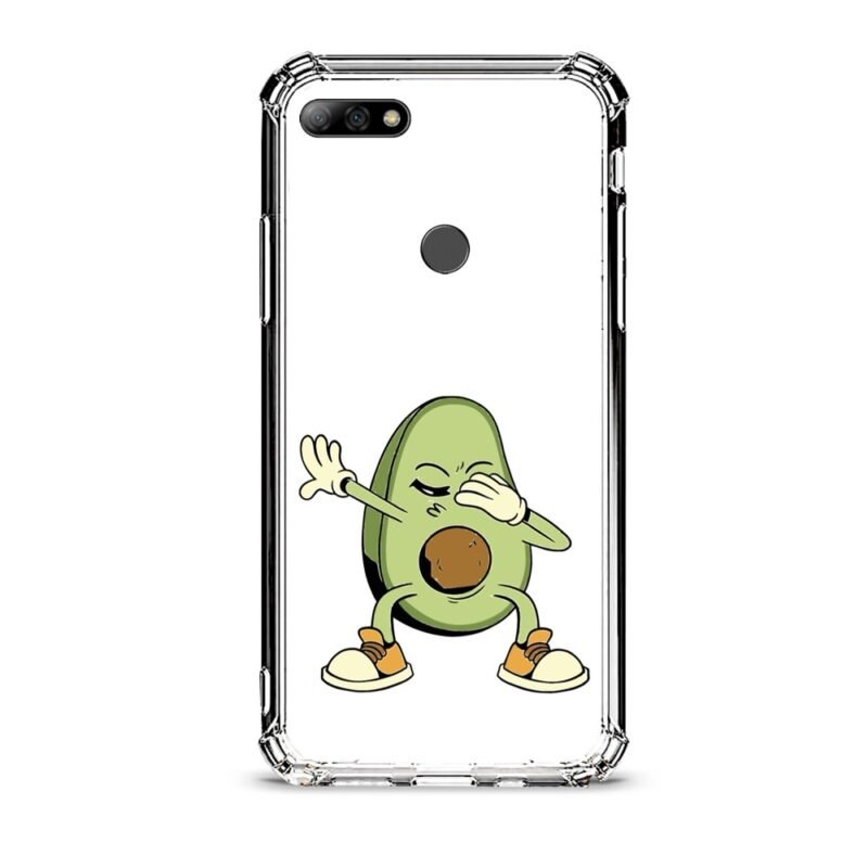 Moody avocado θήκη διάφανη & σχέδιο  d1030 γιά Huawei Y7 2018