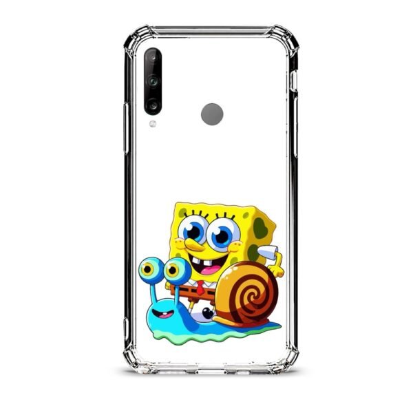 Sponge Bob θήκη διάφανη & σχέδιο  d1023 γιά Huawei Y7P