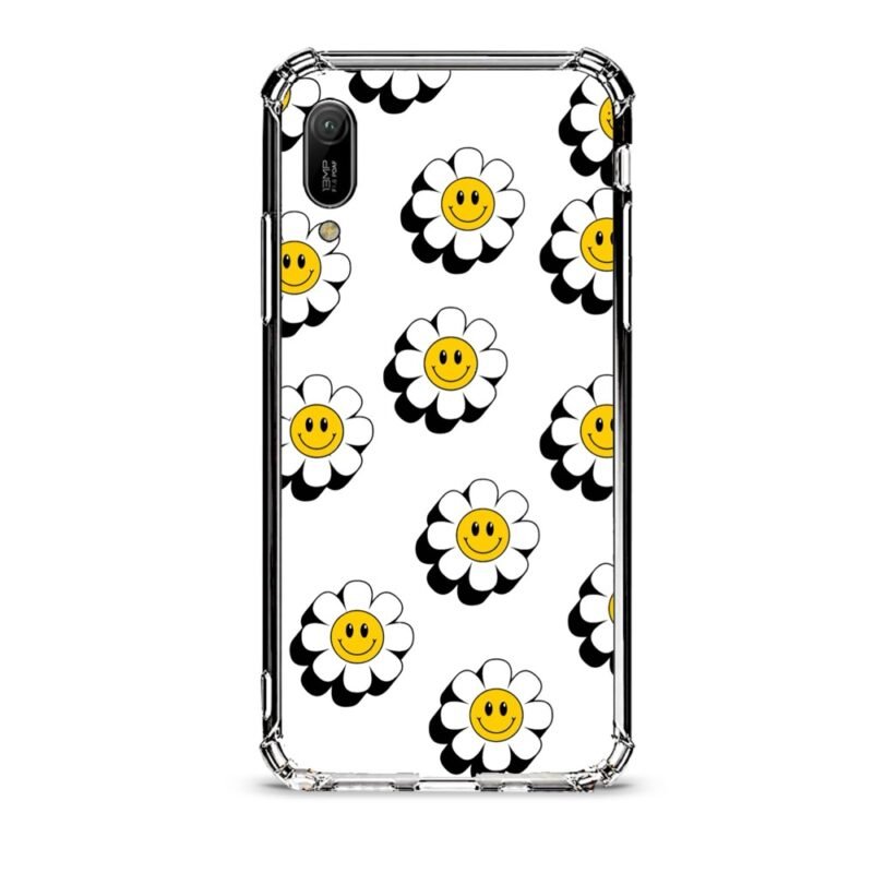 Daisies θήκη διάφανη & σχέδιο  d1075 γιά Huawei Y6 2019