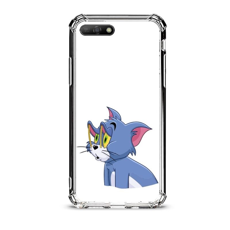 Glass dog θήκη διάφανη & σχέδιο  d1024 γιά Huawei Y6 2018