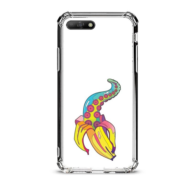 Weird banana θήκη διάφανη & σχέδιο  d1025 γιά Huawei Y6 2018