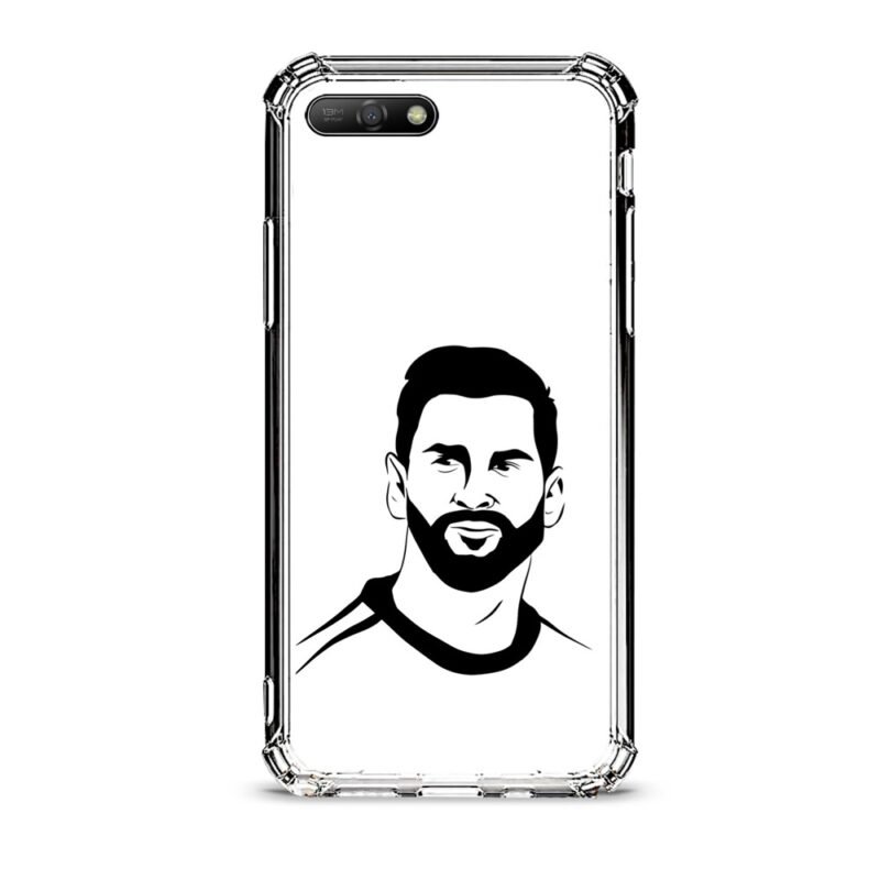 Shape face θήκη διάφανη & σχέδιο  d1027 γιά Huawei Y6 2018