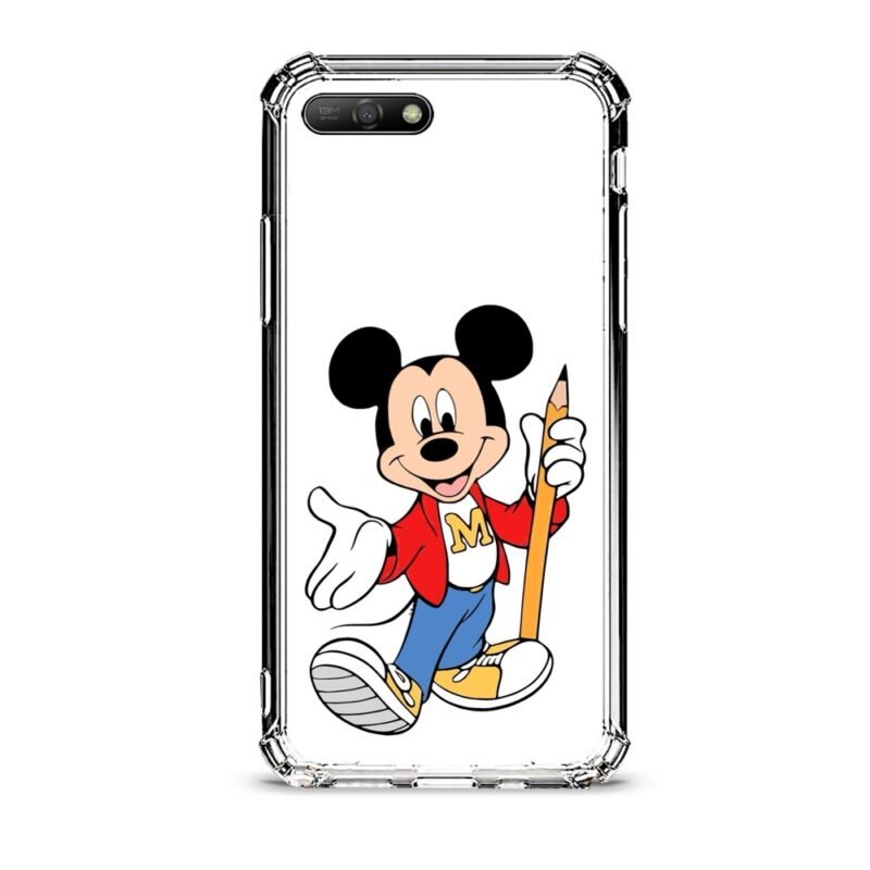 Mickey casual θήκη διάφανη & σχέδιο  d1029 γιά Huawei Y6 2018