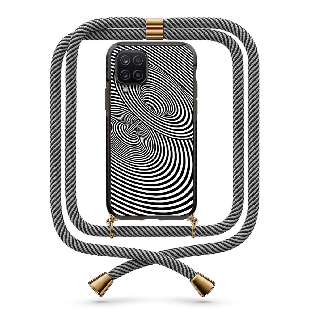 Illusion θήκη με κορδόνι & σχέδιο 9856 για Galaxy A12