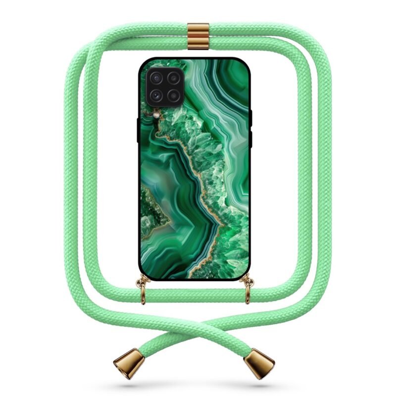 marble texture θήκη με κορδόνι & σχέδιο 9730 για Galaxy A22 4G