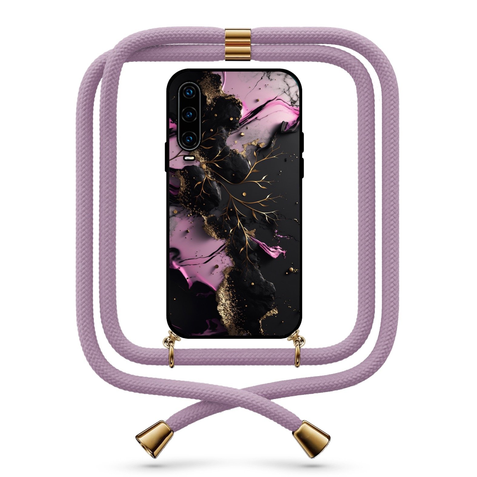 Marble θήκη με κορδόνι & σχέδιο 9775 για Huawei P30