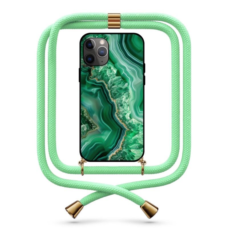 marble texture θήκη κινητού με κορδόνι 9730 γιά iPhone 11 Pro