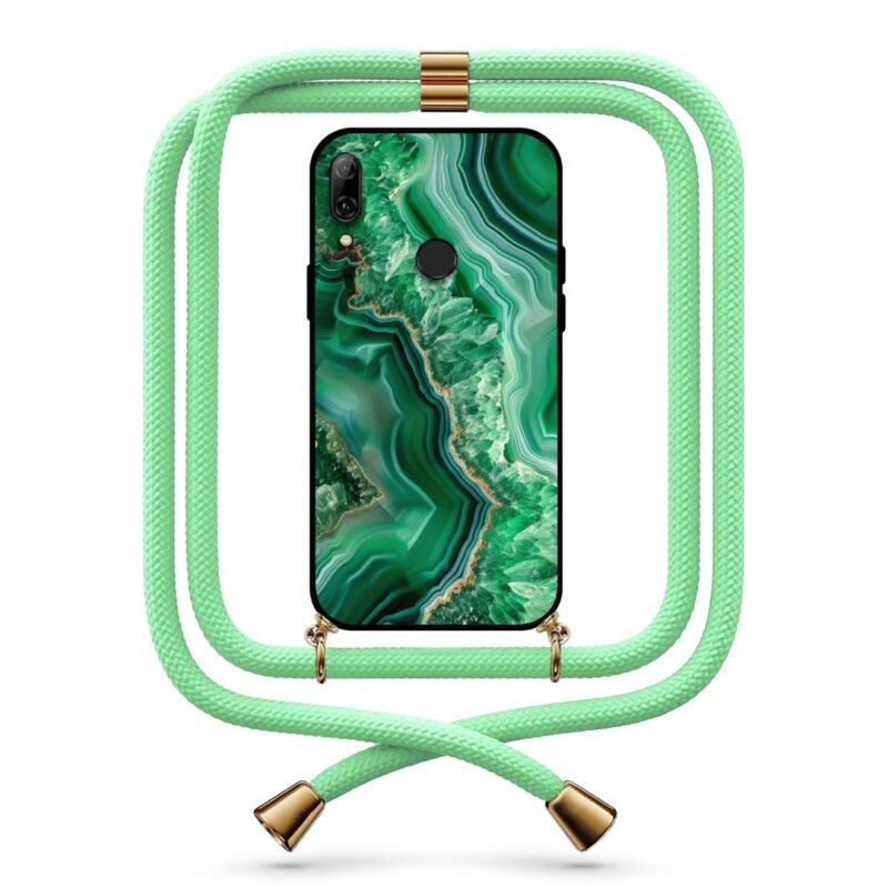 marble texture θήκη με κορδόνι & σχέδιο 9730 για Honor 10 Lite
