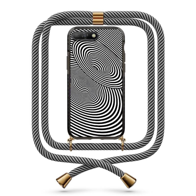 Illusion θήκη με κορδόνι & σχέδιο 9856 για Huawei Y6 2018