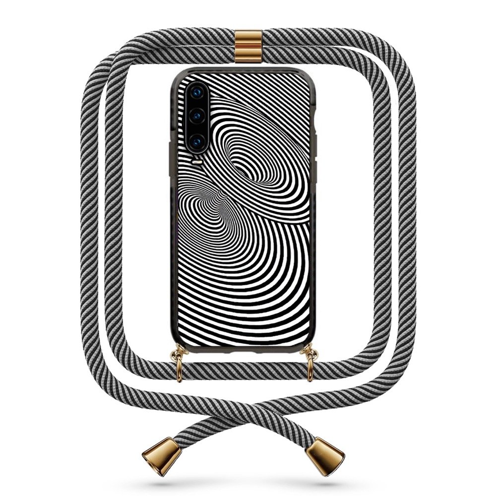 Illusion θήκη με κορδόνι & σχέδιο 9856 για Huawei P30