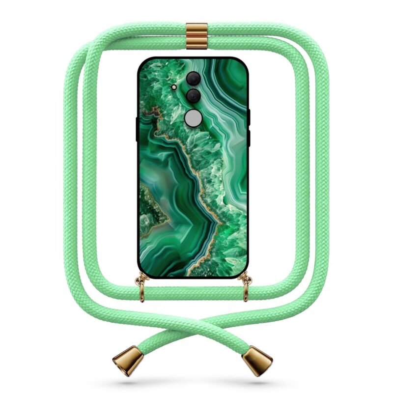 marble texture θήκη με κορδόνι & σχέδιο 9730 για Huawei Mate 20 Lite