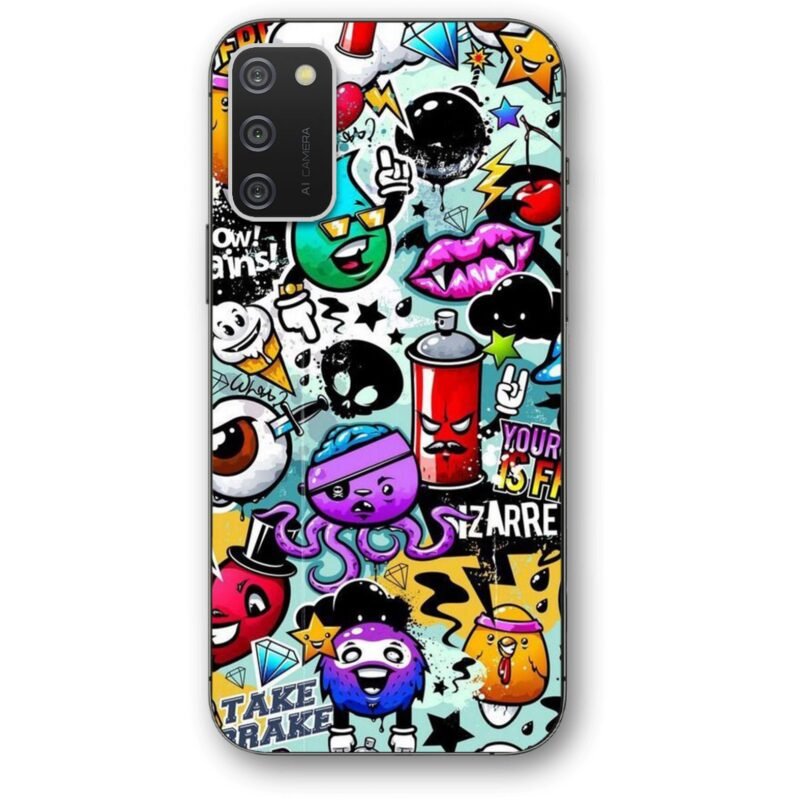 Graffiti θήκη κινητού 91226 για Galaxy A02S