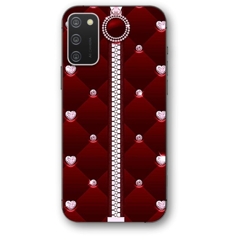 Zip hearts θήκη κινητού 91311 για Galaxy A02S