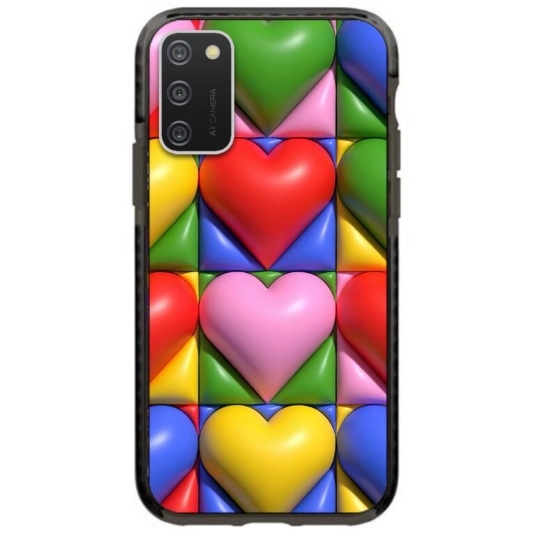 Heart pattern θήκη κινητού 91968 γιά Galaxy A02S