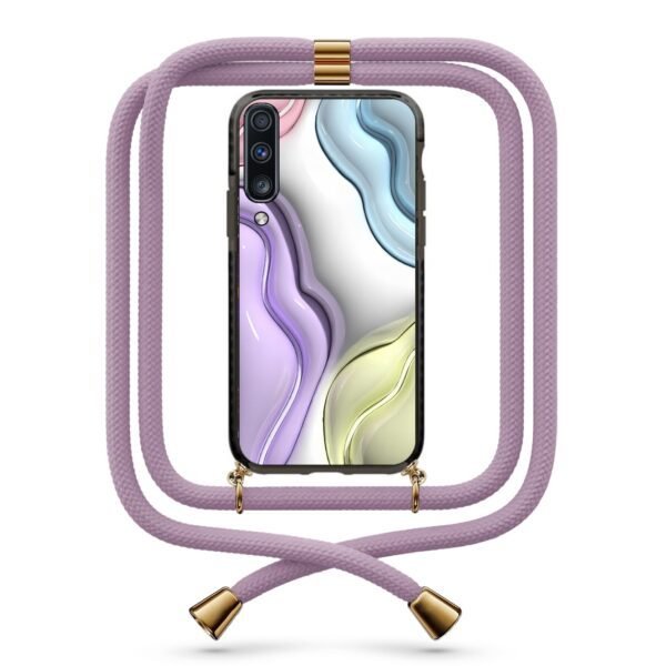 3d colorful shapes θήκη με κορδόνι & σχέδιο 9813 για  Galaxy A70