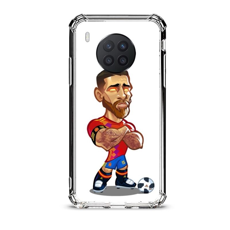 Sergio Ramos θήκη διάφανη & σχέδιο  d1011 γιά Huawei Nova 8i