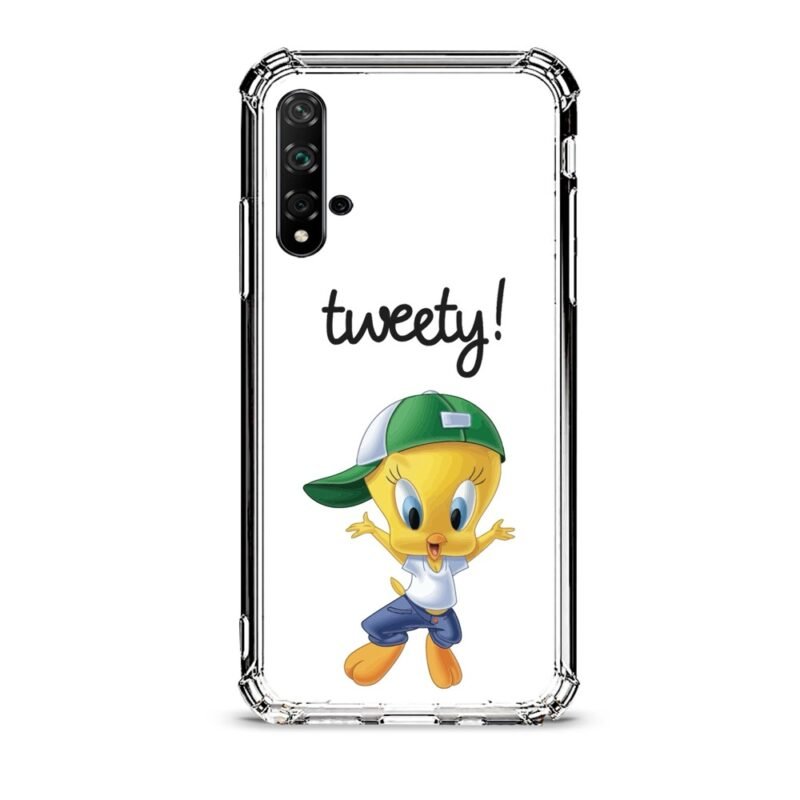 Tweety θήκη διάφανη & σχέδιο  d1022 γιά Huawei Nova 5T