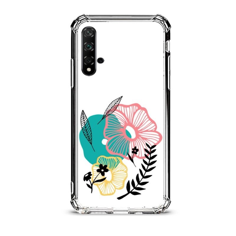 Hearts θήκη διάφανη & σχέδιο  d1086 γιά Huawei Nova 5T