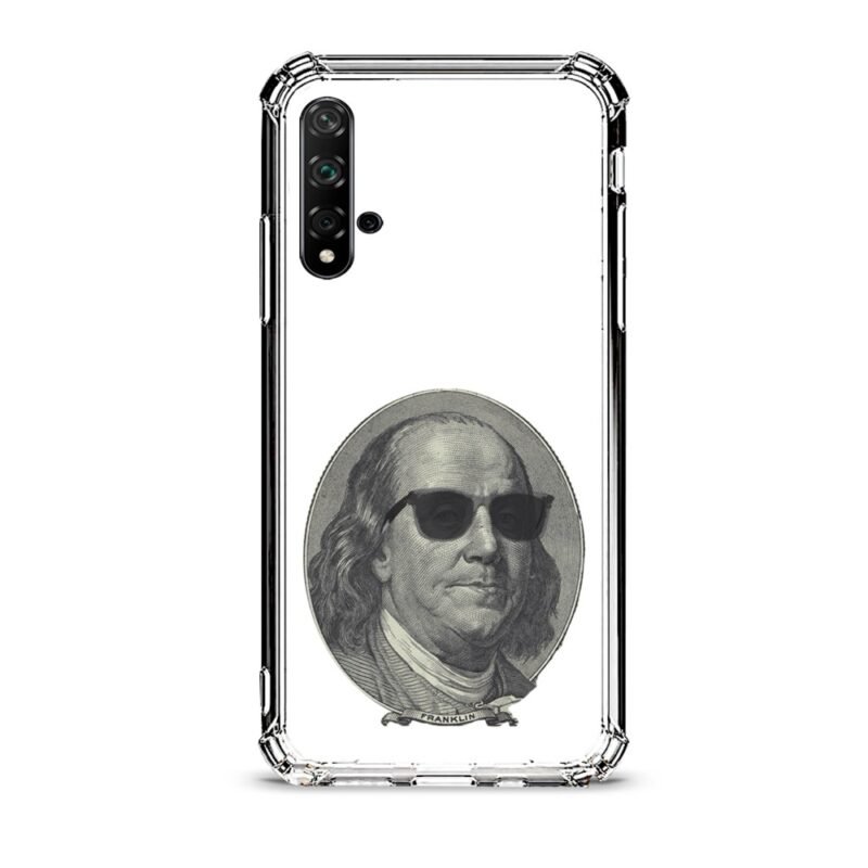 Franklin glasses θήκη διάφανη & σχέδιο  d1113 γιά Huawei Nova 5T