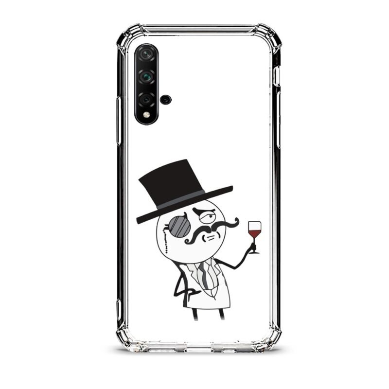 Meme figure θήκη διάφανη & σχέδιο  d1114 γιά Huawei Nova 5T
