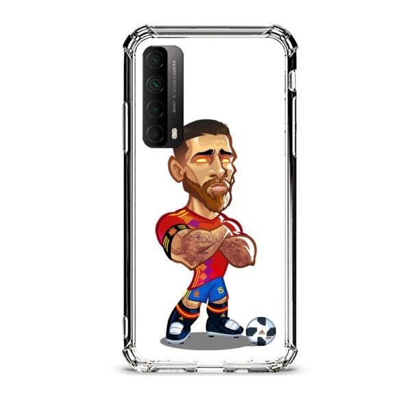 Sergio Ramos θήκη διάφανη & σχέδιο  d1011 γιά Huawei P Smart 2021