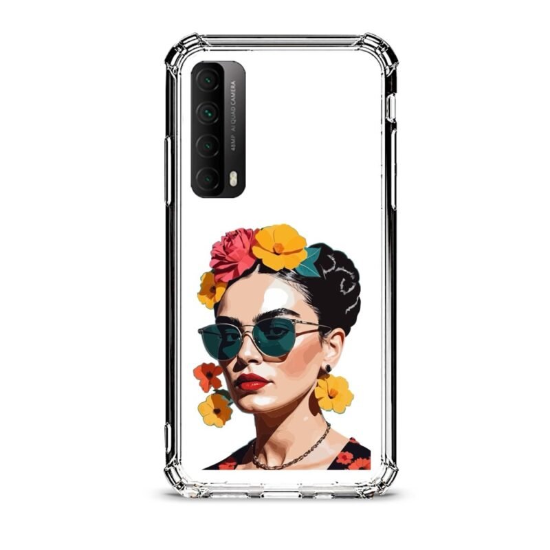 Flower woman θήκη διάφανη & σχέδιο  d1044 γιά Huawei P Smart 2021