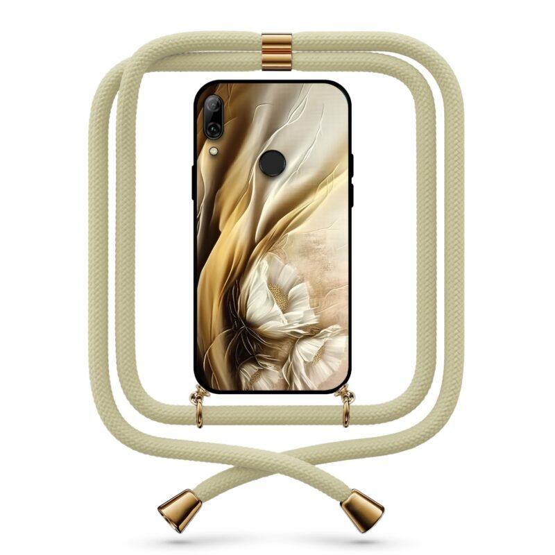 Flowers θήκη με κορδόνι & σχέδιο 9776 για Honor 10 Lite