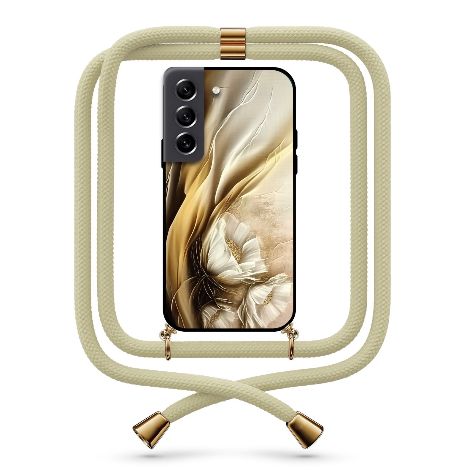 Flowers θήκη με κορδόνι & σχέδιο 9776 για  Galaxy S22