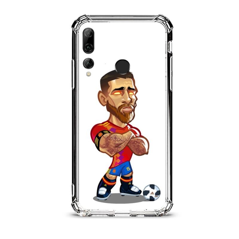 Sergio Ramos θήκη διάφανη & σχέδιο  d1011 γιά Huawei P Smart Plus 2019