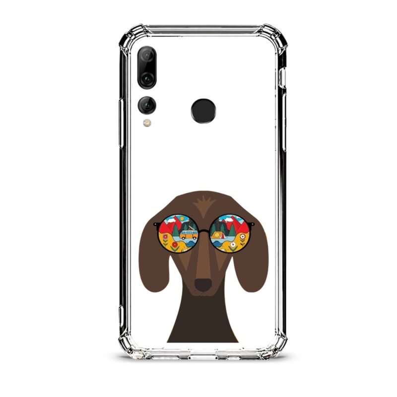 Glass dog θήκη διάφανη & σχέδιο  d1024 γιά Huawei P Smart Plus 2019