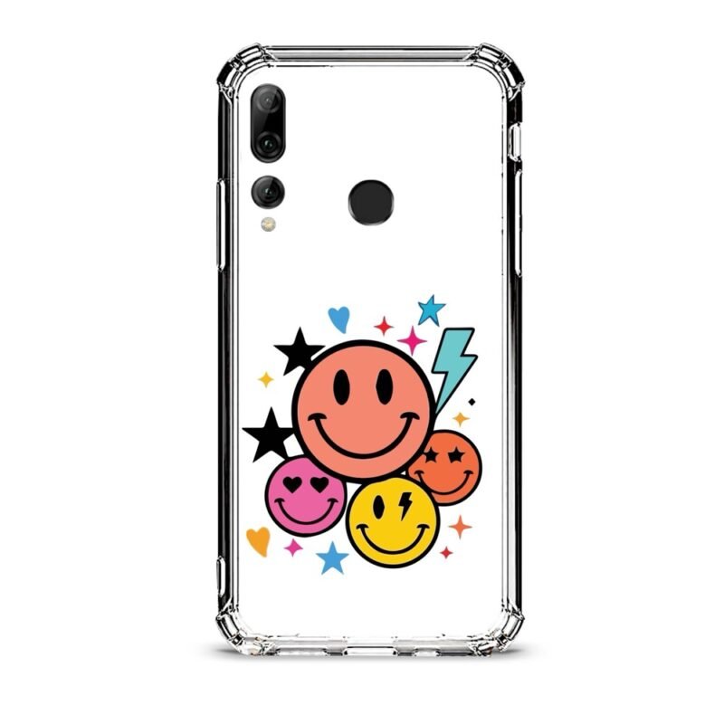 Smilies θήκη διάφανη & σχέδιο  d1095 γιά Huawei P Smart Plus 2019
