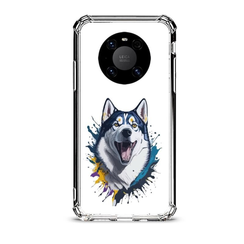 Wolf θήκη διάφανη & σχέδιο  d1021 γιά Huawei Mate 40